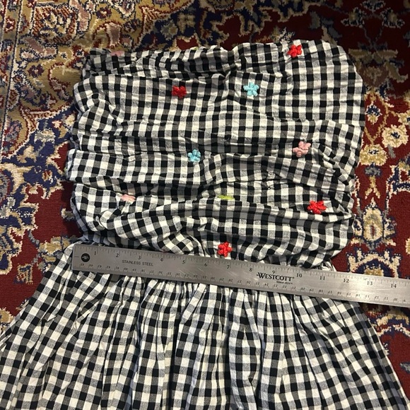 TACH Betsy Strapless Gingham Dress - Picture 2 of 7